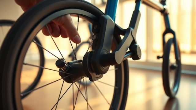 Bremsen am Alber Aktiv Rollator einstellen – Anleitung