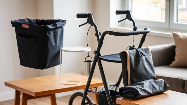 Passendes Zubehör für den Alber Aktiv Rollator: Einkaufskorb und mehr