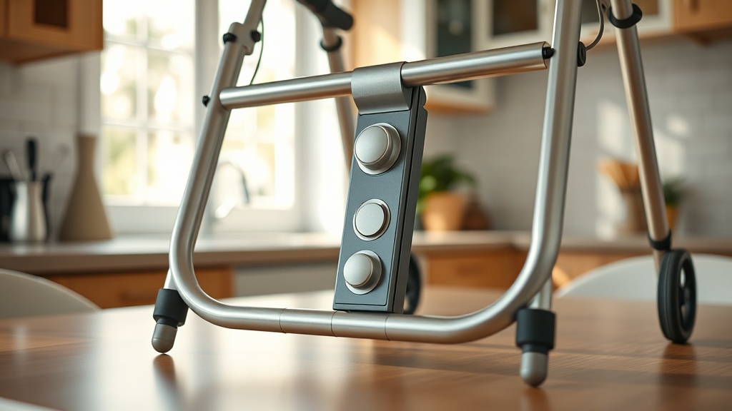 Klappmechanismus des Drive DeVilbiss Rollators im Test