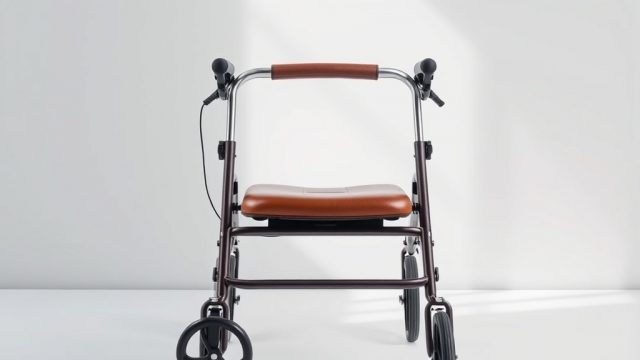 Sitzkomfort und Rückenlehne des Drive DeVilbiss Rollators